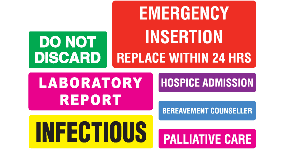 Printed Labels on Rolls or Sheets